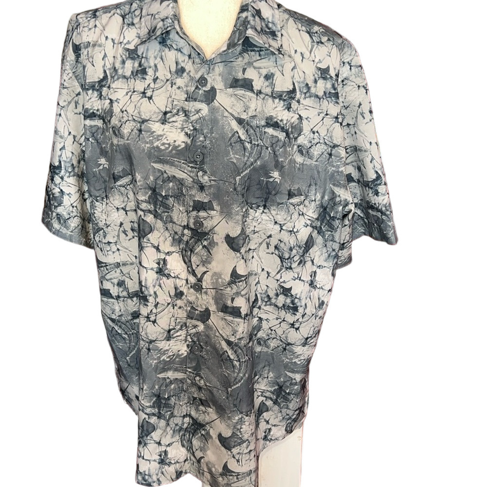 Guy Harvey Sailfish Button Performance Fishing Sh… - image 1